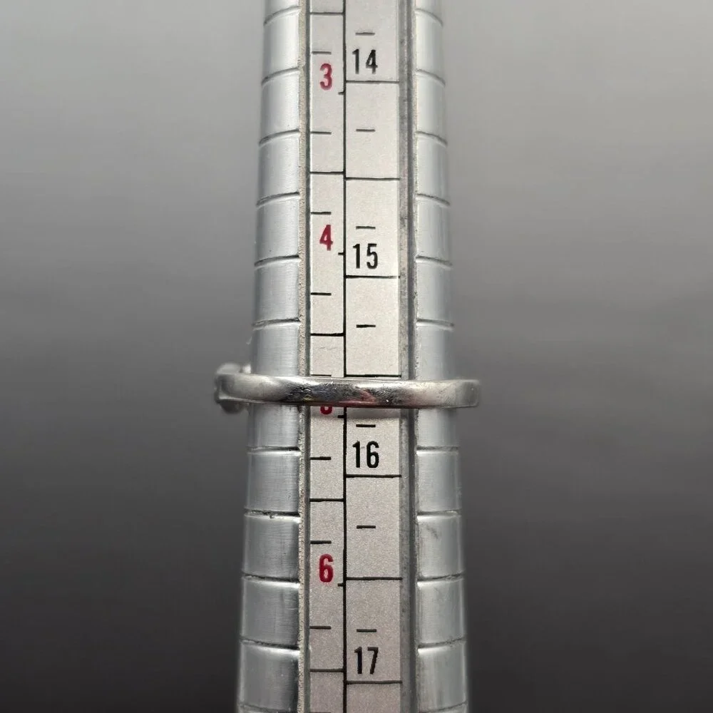 Sterling Silver Moldavite Statement Ring Size 5 Cathedral Setting Signed KYJ - Picture 10 of 15